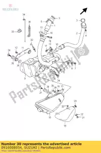 suzuki 0916008054 washer - Bottom side