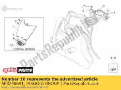 Ici, vous pouvez commander le panneau. Chr. Auprès de Piaggio Group , avec le numéro de pièce AP8248691: