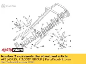 Piaggio Group AP8146725 podnó?ek lewy - Dół