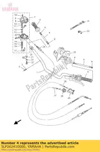 yamaha 5LP262410000 grip (left) - Bottom side