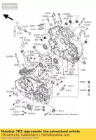 702A04330, Kawasaki, tubo de borracha, 4x330 zx550-a1 kawasaki gt vn 550 1500 1600 1991 1993 1994 1998 1999 2000 2001 2002 2003 2004 2005 2006 2007, Novo