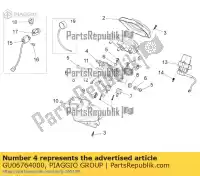 GU06764000, Piaggio Group, socket support moto-guzzi griso griso s e griso v ie zgulsg01 zgulsu02 850 1100 1200 2005 2006 2007 2015 2016 2017, New