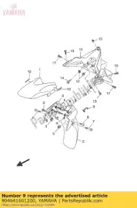 yamaha 904641601200 clamp - Bottom side