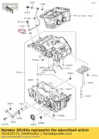 391930572, Kawasaki, óleo de cano, cabeçote ex300adf kawasaki  ninja z 300 2013 2014 2015 2016 2017 2018, Novo