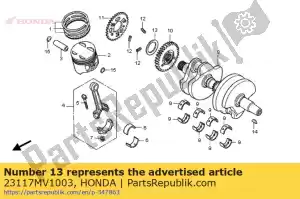 honda 23117MV1003 resorte, fricción de accionamiento primario - Lado inferior