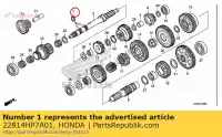 22814HP7A01, Honda, bague, étanchéité, 23mm honda  trx 420 500 520 2010 2011 2012 2013 2017 2018 2019 2020, Nouveau