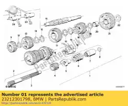 Here you can order the retrofit kit, gearbox - rs/17,5deg      (to 09/1980) from BMW, with part number 23212301798: