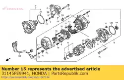 Aquí puede pedir perno, espárrago de Honda , con el número de pieza 31145PE9941: