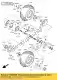 Distanziale, asse, sinistra ksf50-a1 Kawasaki 92026S066