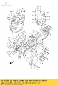 Suzuki 1137215F00 conducto, embrague - Lado inferior