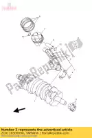 2C0116500000, Yamaha, ensemble de bielle yamaha yzf r 600 2006 2007, Nouveau