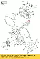 140320129, Kawasaki, embrague de cubierta klx110a9f kawasaki  klx 110 2009 2010 2011 2012 2013 2014 2015 2016 2017 2018 2019 2020 2021, Nuevo