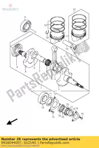 suzuki 0928044007 o pier?cie? - Dół