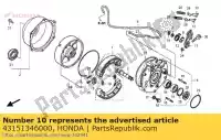 43151346000, Honda, spring, rr. brake shoe honda pc trx vf vt 500 750 800 1100 1988 1989 1990 1993 1994 1995 1996 1997 1998 1999 2000 2001 2002 2003 2004 2005 2006 2007 2008 2009 2010 2011 2012 2013, New