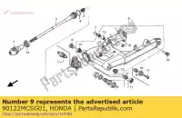 90122MCSG01, Honda, boulon l bras oscillant honda st pan european  a st1300 st1300a 1300 , Nouveau