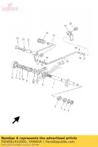 yamaha 5WXE81410000 plaque, bouchon - La partie au fond