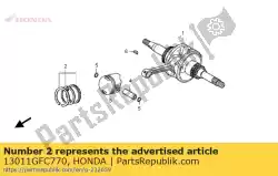 Here you can order the ring set, piston (std.) from Honda, with part number 13011GFC770: