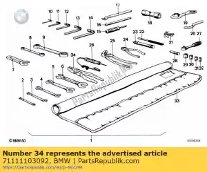 bmw 71111103092 combination pliers - Bottom side