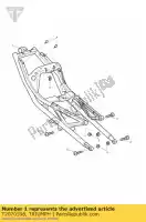 T2070598, Triumph, sobressalentes assy subframe triumph daytona 675 from vin 381275 daytona 675 vin 381275 to vin 564947 675 2006 2007 2008 2009 2010 2011 2012, Novo