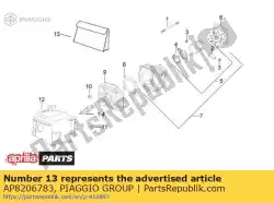 Here you can order the gasket set from Piaggio Group, with part number AP8206783: