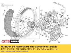 Aqui você pode pedir o selo de óleo em Piaggio Group , com o número da peça AP8125589: