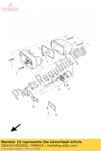 yamaha 5WXH47400000 licença de montagem leve - Lado inferior