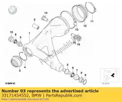 Here you can order the rubber boot from BMW, with part number 33171454552: