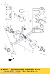 Tutaj możesz zamówić zestaw t? Oka od Suzuki , z numerem części 1210003810050: