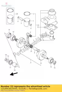 suzuki 1210003810050 zestaw t?oka - Dół