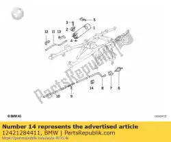 Here you can order the cable holder from BMW, with part number 12421284411: