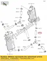 390620841, Kawasaki, 01 w??-ch?odzenie,rad.rh lwr-fit. kawasaki  450 2019 2020 2021, Nowy