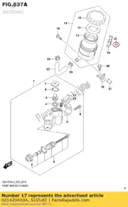 Suzuki 021420410A tornillo - Lado inferior