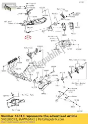 Ici, vous pouvez commander le câble, fermer zx636edf auprès de Kawasaki , avec le numéro de pièce 540100592: