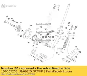 Piaggio Group 1D0005255 abs czujnik przedni - Dół