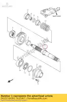 2413110G00, Suzuki, arbre, entraînement suzuki an 650 2005 2006 2007 2008 2009 2010 2011 2012 2014 2015 2016, Nouveau