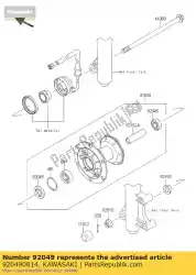 Ici, vous pouvez commander le huile de phoque klx125caf auprès de Kawasaki , avec le numéro de pièce 920490814: