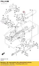 Qui puoi ordinare corpo, silenziatore, l. Da Suzuki , con numero parte 1434048G40: