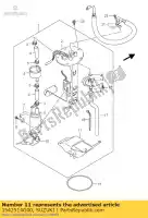 1542514G00, Suzuki, cobrir suzuki an 250 400 2005 2006, Novo