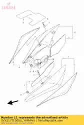 Tutaj możesz zamówić klapka od Yamaha , z numerem części 5VX2177F0000: