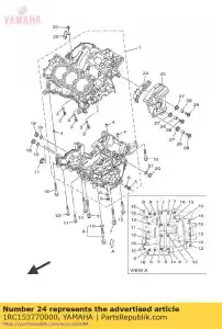 yamaha 1RC153770000 guide, inlet - Bottom side