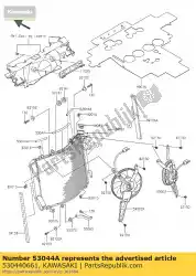 Ici, vous pouvez commander le garniture zx1400a6f auprès de Kawasaki , avec le numéro de pièce 530440661: