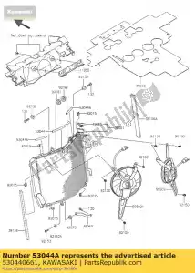 kawasaki 530440661 trim zx1400a6f - Onderkant