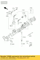 270081103, Kawasaki, cerradura con llave, en blanco zx900-a1 kawasaki el er estrella gpx gpz gt gtr kdx kle ltd vn voyager z zephyr zg zl zn zx zxr zz r 125 250 252 400 450 500 550 600 750 900 1000 1100 1200 1300 1985 1986 1987 1988 1989 1990 1991 1992 1993 1994 1995 1996 1997 1998 1999 2000 2001 2003, Nuevo