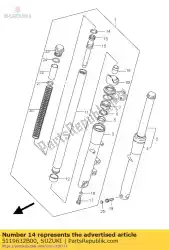 Here you can order the ring,piston from Suzuki, with part number 5119632B00: