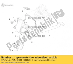 Aprilia 829534, Copricapo, OEM: Aprilia 829534