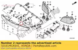 Ici, vous pouvez commander le aucune description disponible pour le moment auprès de Honda , avec le numéro de pièce 32161MCAS41: