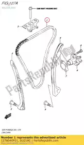 Suzuki 1276040F01 comp. corrente, cames - Lado inferior