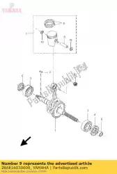 Aquí puede pedir juego de anillos de pistón (estándar) de Yamaha , con el número de pieza 2B6E16030000: