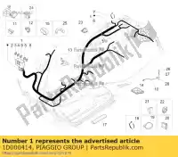 1D000414, Piaggio Group, frame harnas vespa gts zapm45200, zapm45202 zapm45300, zapm45301 125 300 2008 2009 2010 2011 2012 2013 2014 2016, Nieuw