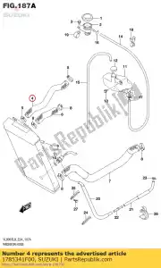 Suzuki 1785341F00 tuyau, conduction - La partie au fond